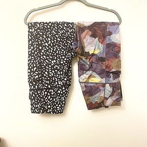 Two pairs of ATHLETA leggings w/pockets. Perfect condition wore a few times. SzM